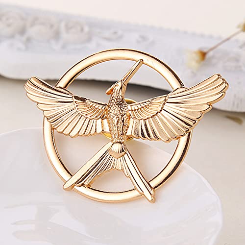 3 Pcs Hunger Games Mocking Birds Personality Symbol Brooch Set Animal Birds Film Television Props for Women Men - Thumbnail 6