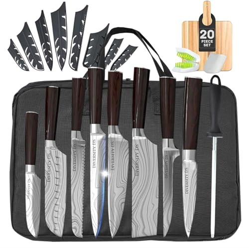 20-Piece Japanese Kitchen Knife Set