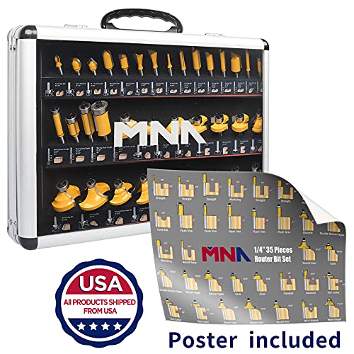 MNA 35-Piece American Router Set