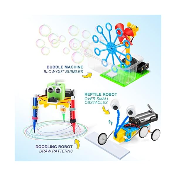 STEM Robotics Science Kits for Kids Age 8-12 8-10, STEM Toys for Boys Girls 6-8, Build Robot Building Kit Science Experiments Engineering Projects STEAM Activities Gifts 6 7 8 Year Old Boy Toys Crafts - Image 4