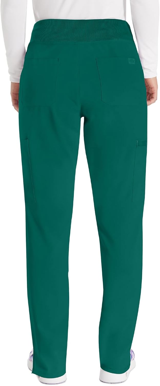 Dickies Scrub Set For Women V-Neck Top DK615 Natural Rise Tapered Leg Pull-On Pant DK005 with 360° Stretch Fabric - Image 5