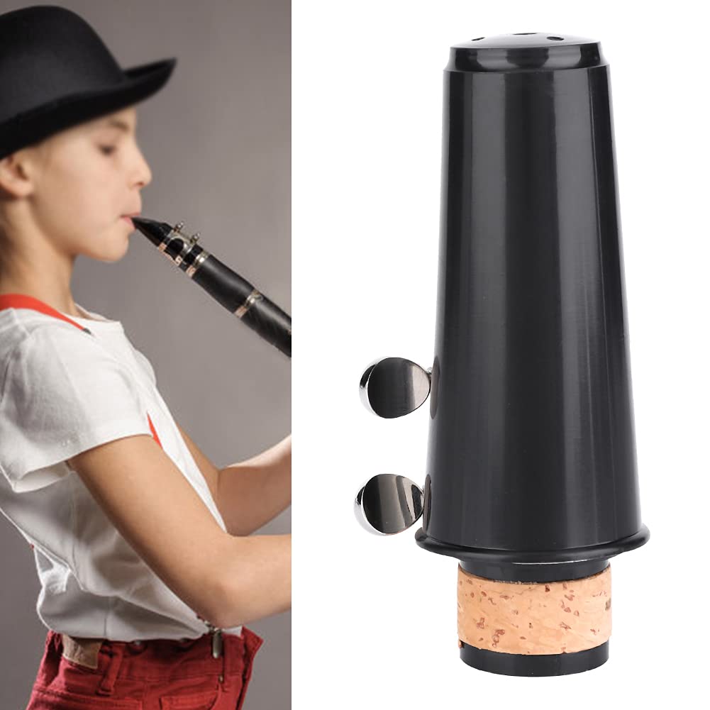 Juego de Boquillas para Clarinete, Cubierta de Boquilla de Clarinete de Plástico de Primera Calidad con Juego de Abrazadera, Accesorio para Clarinete