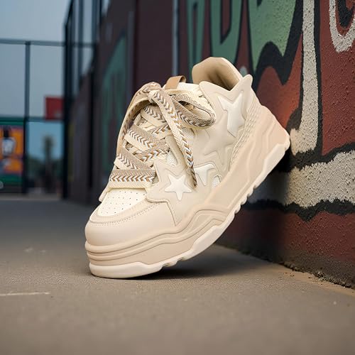 Unisex Stars Casual Walking Shoes Women's Fashion Cute Platform Chunky Sneakers Trendy Comfortable Men's Tennis4