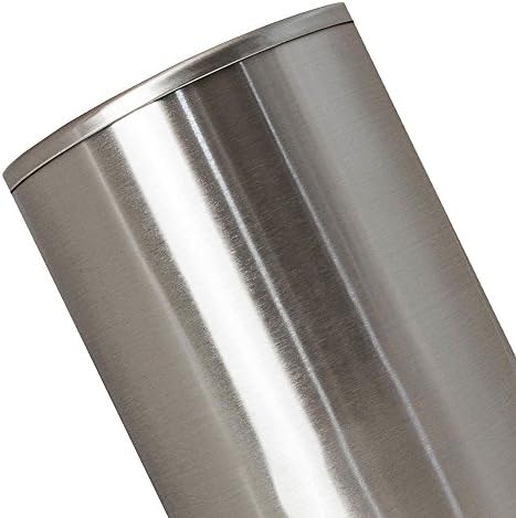 Satin Chrome GU10 Floor or Table Lamp Uplighter with Tilt Capability by Happy Homewares