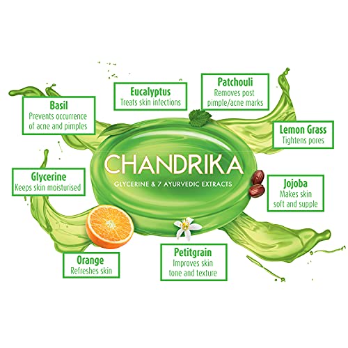 Chandrika-Glycerine-Ayurveda-Gel-Bar-125g-Pack-of-6 Chandrika Glycerine Ayurveda Gel Bar, 125g (Pack of 6)