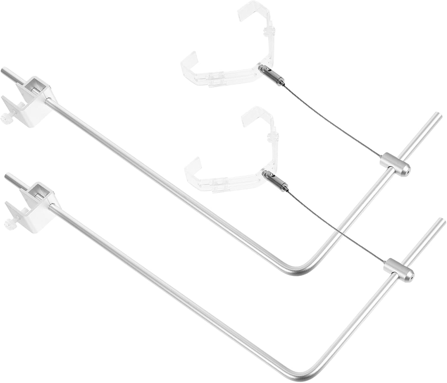 Aquarium Light Holder Stand 2pcs Bracket Kit for Saltwater/Freshwater Tank Easy Install Plant Clamp