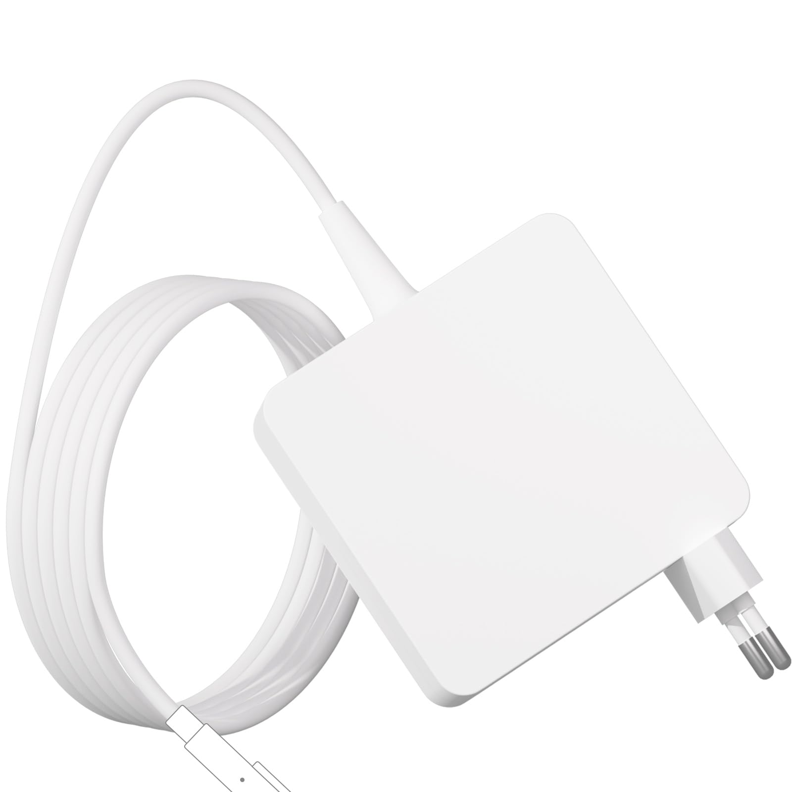 Mac Book Pro - Caricatore di ricambio per Mac Pro 85 W 60 W L-Tip Shape Connector Adattatore di alimentazione per computer portatile Mac 13 15 17 pollici prima metà 2012 e Mac (2006-2010)
