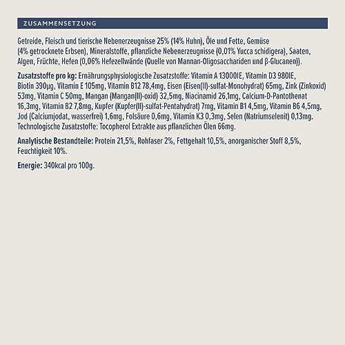 by Amazon Trockenfutter für Hunde reich an Hühnchen mit Erbsen 20kg