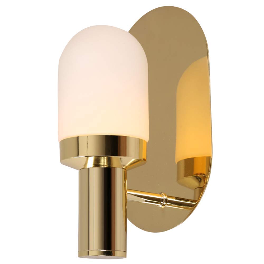 ZOUQILAI Nordic Wrought Iron Wall Lamp Creative Bedside Lamp Bedroom Stair Wall Lamp Living Room Simple Modern Aisle Lamps