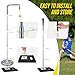 Patiassy Batting Swing Trainer for Baseball and Softball Height Adjustable Baseball Tees for Hitting 2 in 1 Baseball Training Equipment with Water Bag