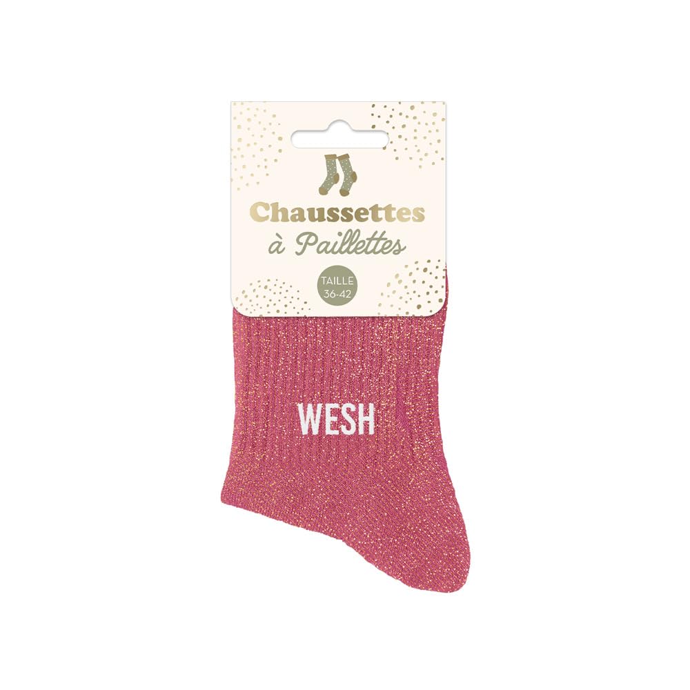 STC Chaussettes paillettes wesh