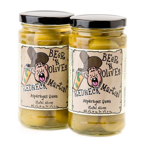 Martini Olives Stuffed with Asparagus (2 Jars) Grocery & Gourmet Food