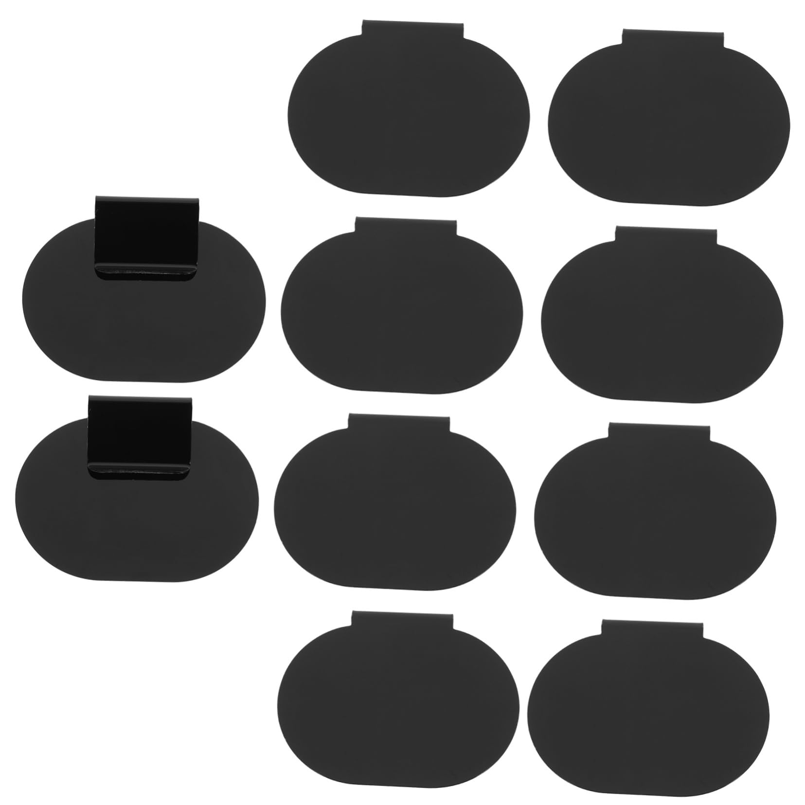PRETYZOOM 50 Stück Preisschild-clip Etiketten Ausstellungsregale Einkaufskorb Clip Für Preisauslagehalter Schilderhalter Preisanzeigehalter Abnehmbare Werbeclips Clip-on-etikett Pvc