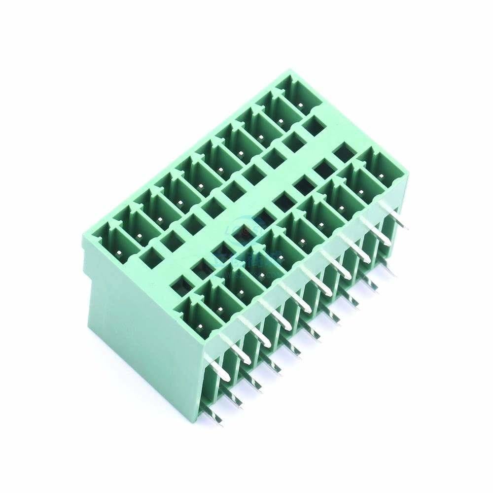 (1 Pcs) 20P Pitch P=3.81mm Matching Double Row Pin Plug-in Terminals Plug-in Terminals P=3.81mm JL15EDGRH-38120G01