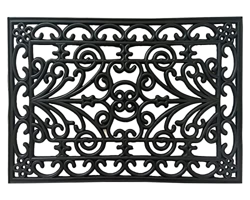 Exma Felpudo Goma imitación forja 60x40cm Interior/Exterior Antideslizante 7166101-3 Cover