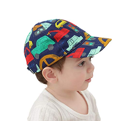 Gorra para niños, Gorro de Verano para niños con Estampado de Coche Cover