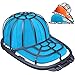 Coopache Rondelle de Casquette pour Machine à Laver, Porte-Chapeaux pour Casquettes de Baseball Lavage en Machine pour Femme Homme Fille Garçon, Prévenir la Déformation du Chapeau
