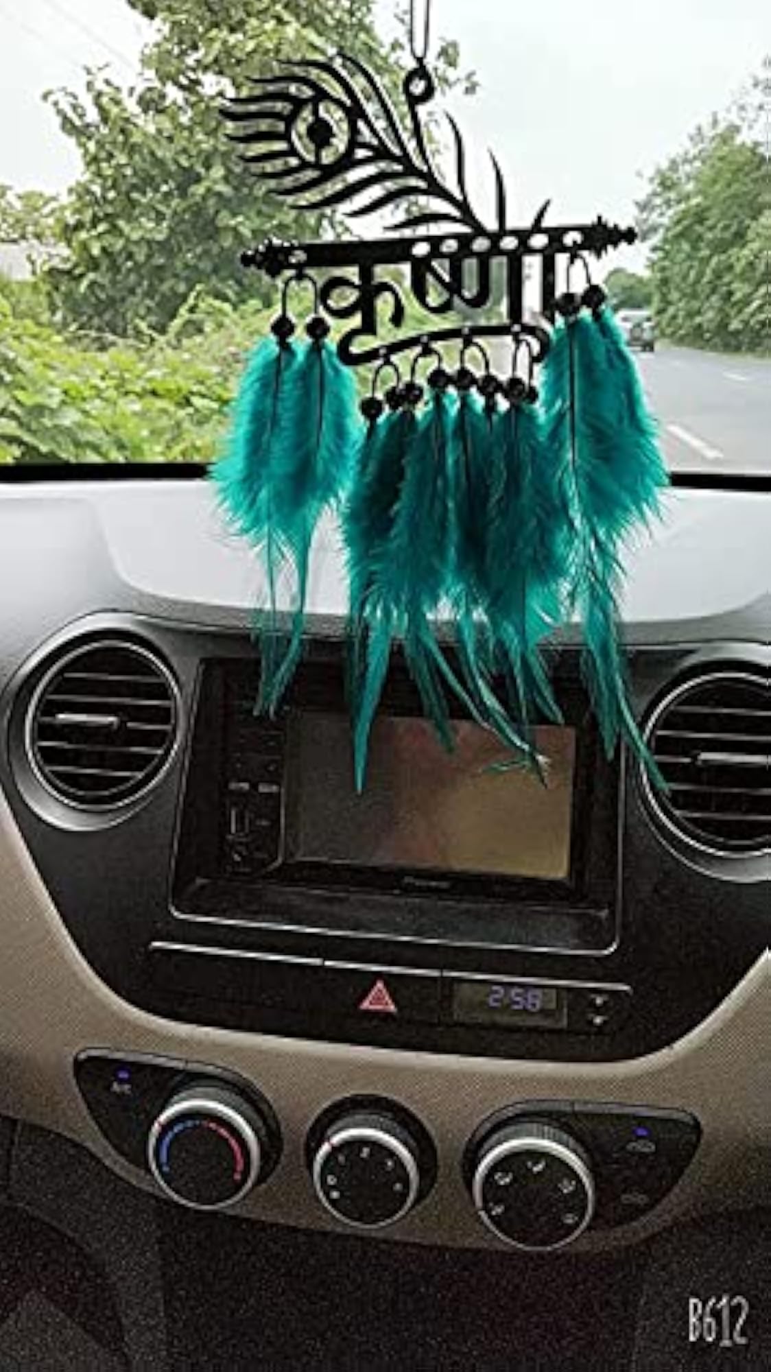 Krishna Theme Dream Catcher Car Hanging Decor
