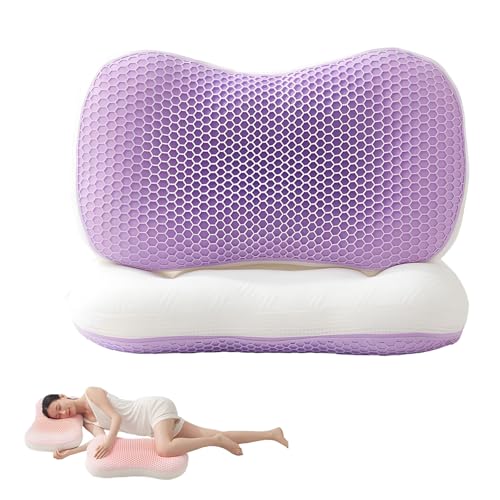 Pectin Pillow - Almohada para dormir con alivio de cuello y hombros, lavable con agua, 100% rejilla elástica, almohadas ergonómicas frescas de gran tamaño, para todas las estaciones