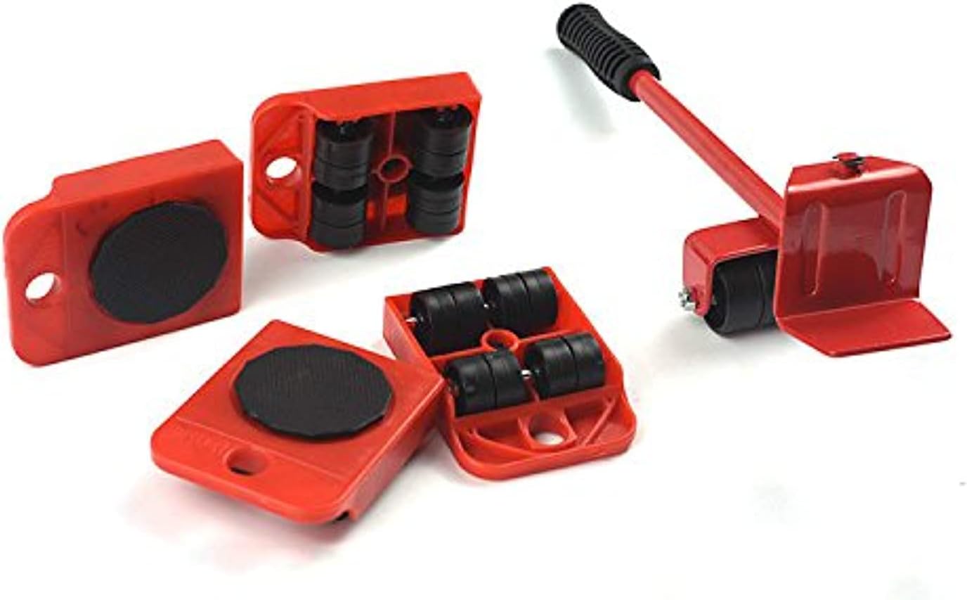 Furniture Lifter Easy Moving Sliders 5 Packs Mover Tool Set,Heavy Appliance & Lifting System - Maximum Load Weight 330Lbs