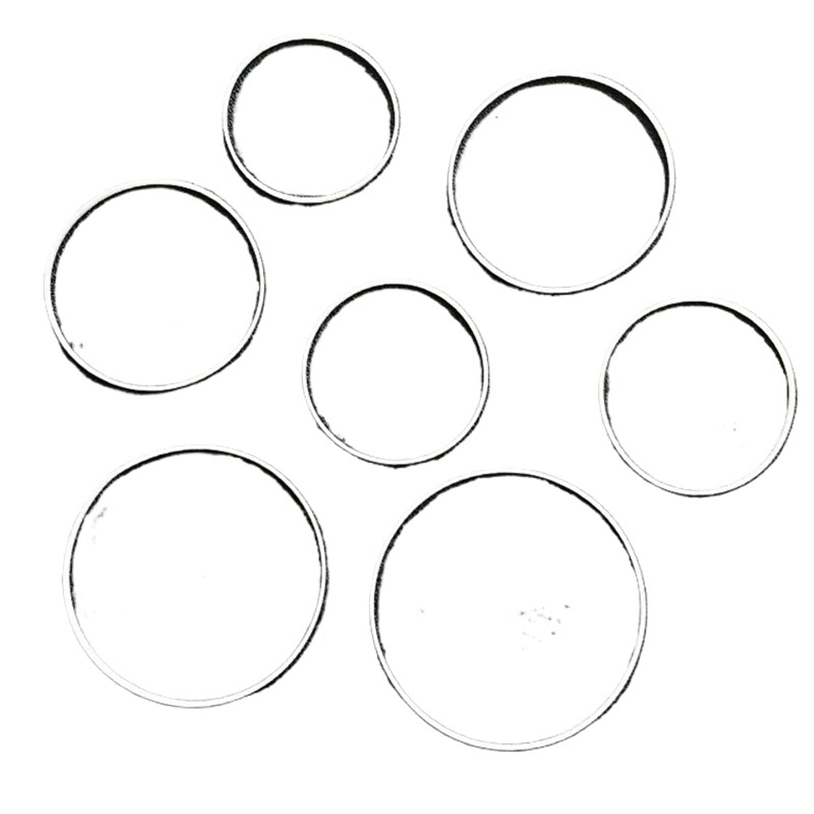 Maryear Ar-6008G10 O Ring Watch Gasket 40/98Pcs Assorted Waterproof O-Ring Gasket For 1.0/1.5/2.0Mm Thick Round Watch Glass For Watchmaker(Ar-6008G10)