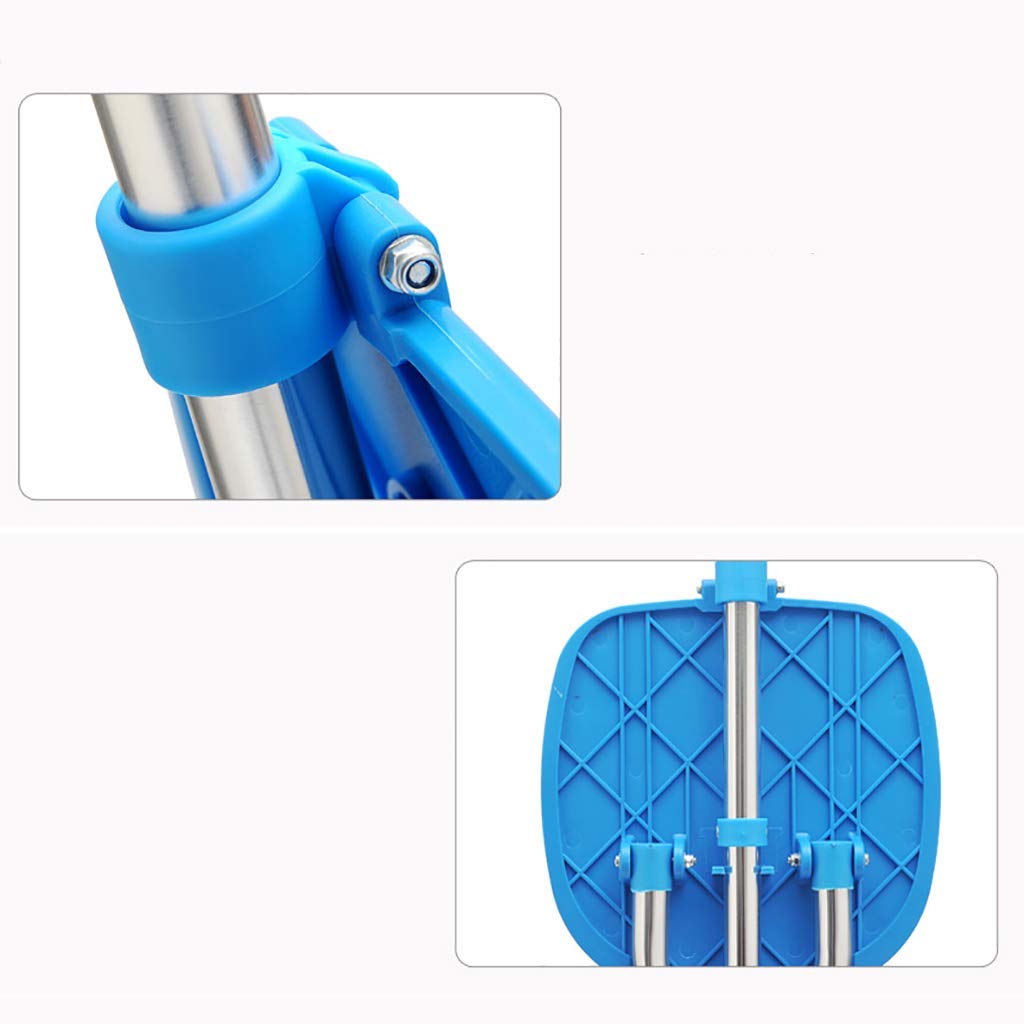 Taburete Plegable para bastón para Caminar, Silla Plegable, bastón Ligero retráctil con ángulo de luz LED para Personas Mayores, Viajes al Aire Libre, Taburete de Descanso para Pesca