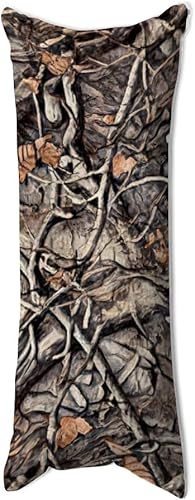 Miniatura 3 de Tamengi - Funda de almohada corporal, 20 x 54 pulgadas, diseño de camuflaje de caza, 8 fundas de almohada corporal con cierre de cremallera oculto,