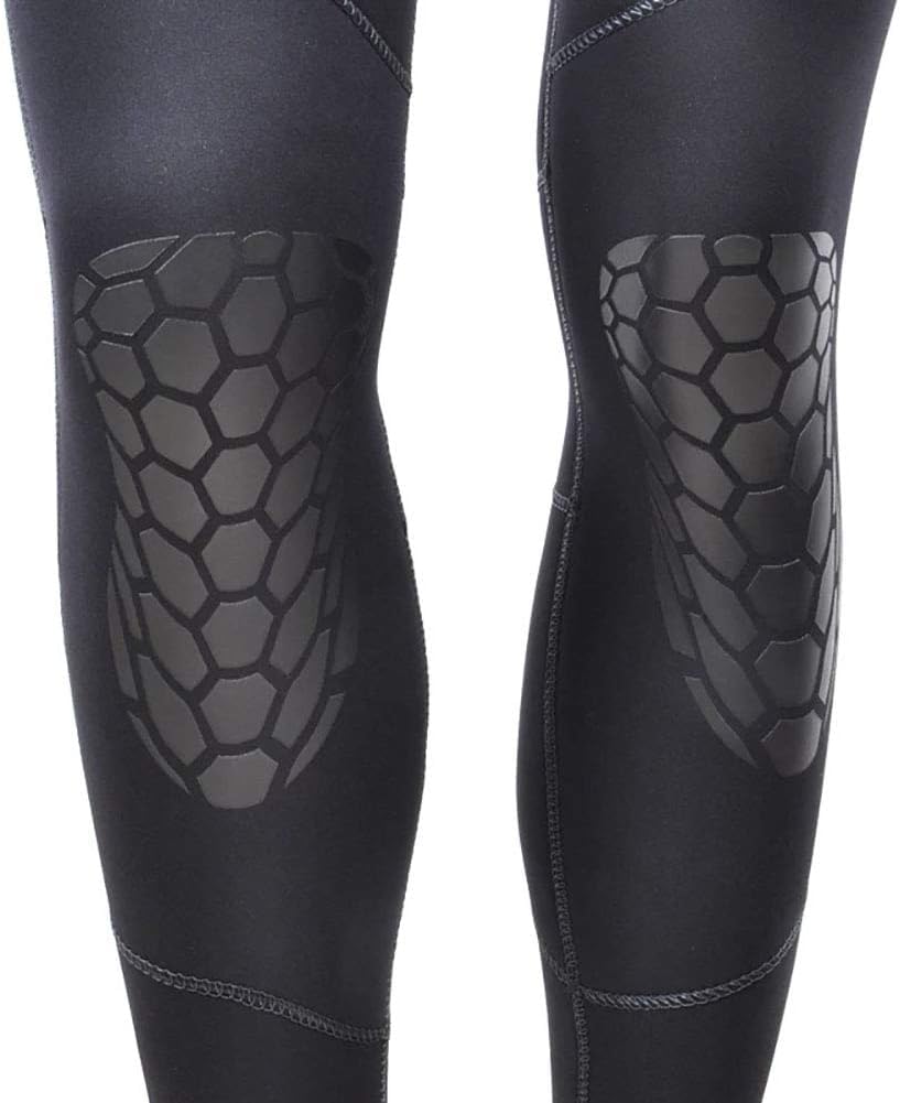 Muta in Neoprene Ultra-Elastica da 5 Mm, Tuta da Immersione a Corpo Intero con Zip Frontale, Protezione UV Calda per Uomini Snorkeling e Immersioni