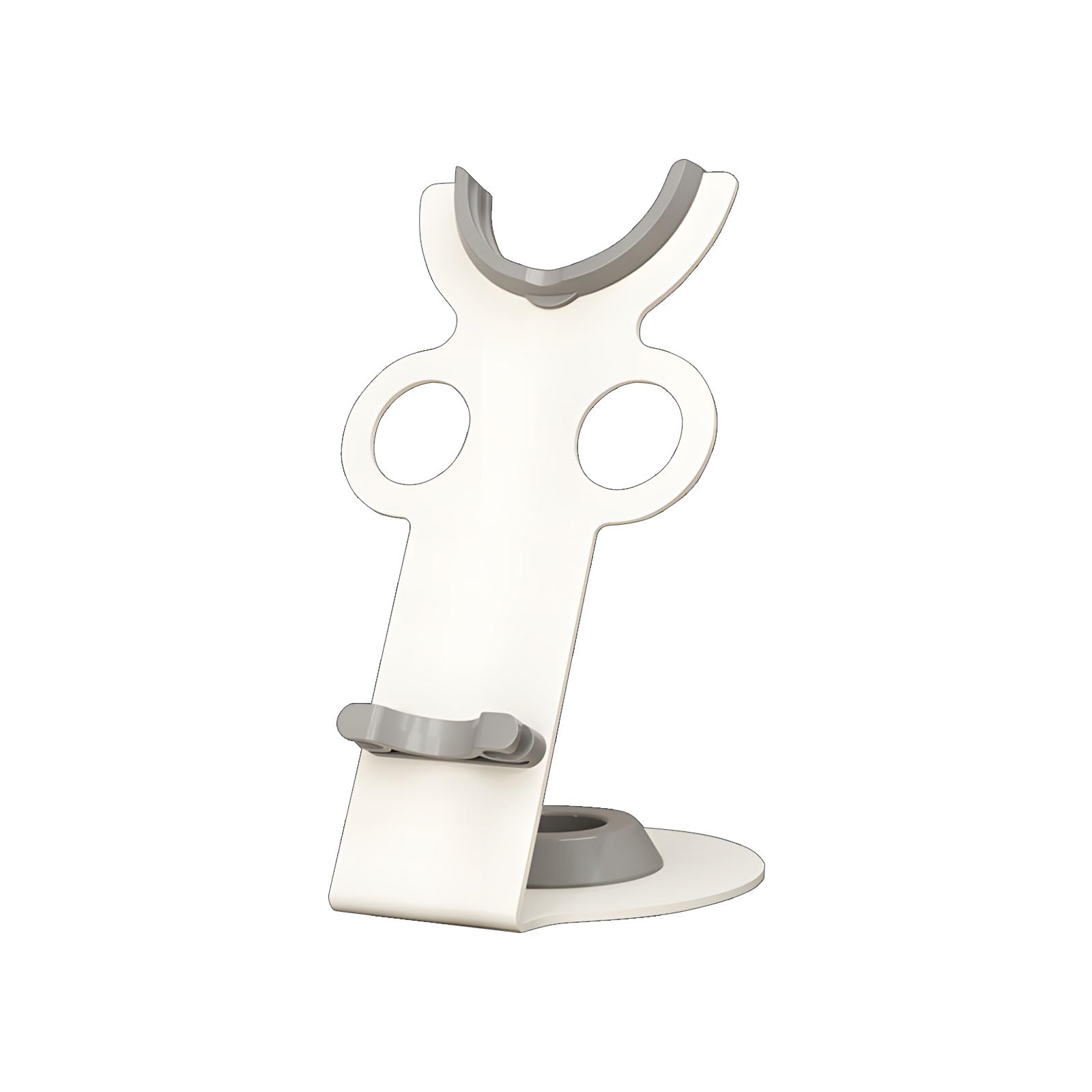 Soporte para secador de pelo fácil de instalar, soporte complementario para almacenamiento accesible en el baño, fuerte sustancia de hierro, no deslizante, soporte para secador de pelo con base