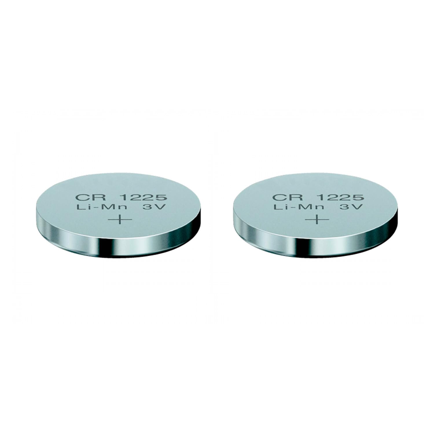 CR1225 3V Button Cell Battery Pack of 2 Ideal for Watches, Calculators and Compact Electronic Devices.