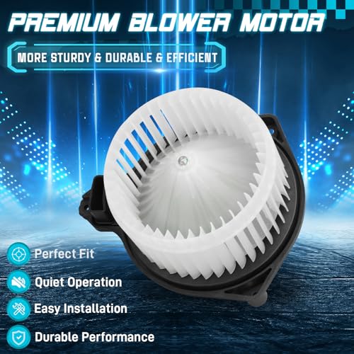 Image of IRONTEK AC Blower Motor with Fan 700188 Fit for Toyota Tacoma 2005 2006 2007 2008 2009 2010 2011 2012 2013 2014 2015, Blower Motor Assembly 615-50129 8710304040 87103-04043 PM9297 8710304044
