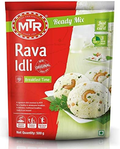 MTR Rava Idli (wheat cake mix) - 500g - (pack of 3)