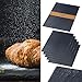 Lot de 6 plateaux en ardoise naturelle - Ardoise 45 x 30 cm - Noir - Dessous de table en pierre (1 lot de 6 plateaux en ardoise 45 x 30 cm)