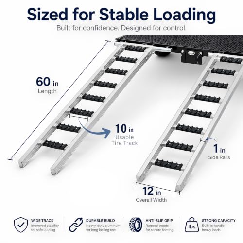 Folding Golf Cart Trailer Ramps Pair