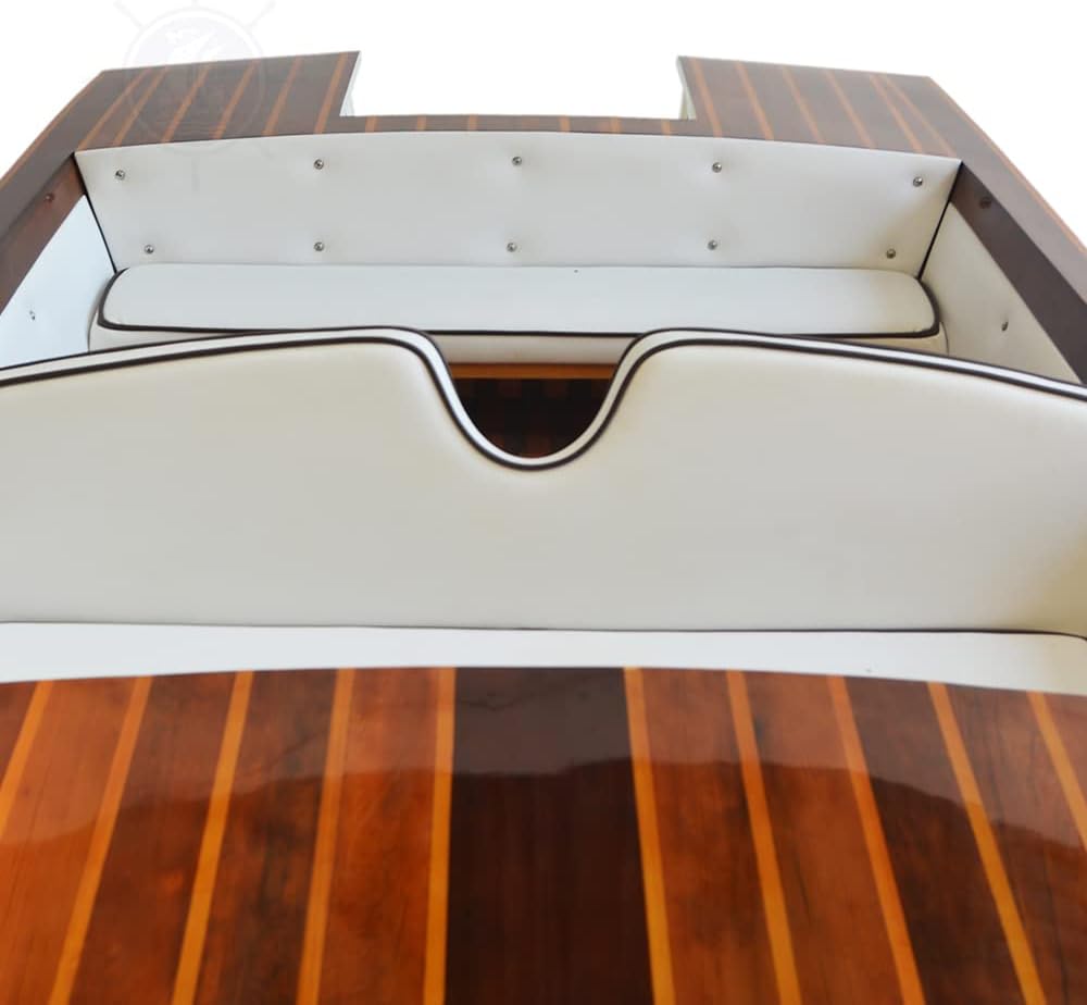 Old Modern Handicrafts Chris Craft Design Classic Wooden Runabout Boat 14.5 Foot - 173.2L x 71W x 29.5H Inches -Custom Build Deposit