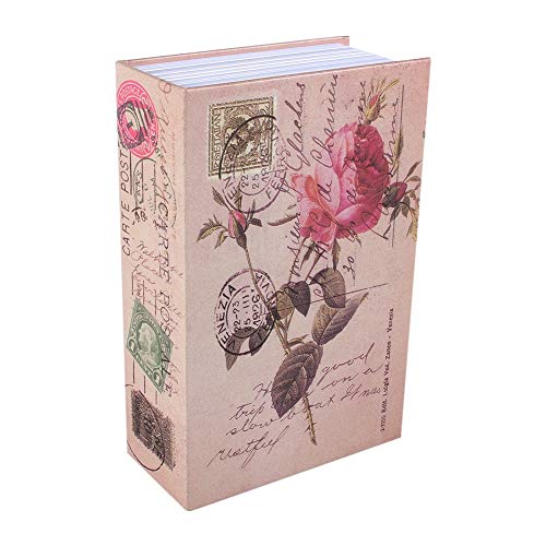nobrand Unibell Dictionary Book Secret Safe Security Box Money Cash Jewelry Lock Box (Rose Diary Type)