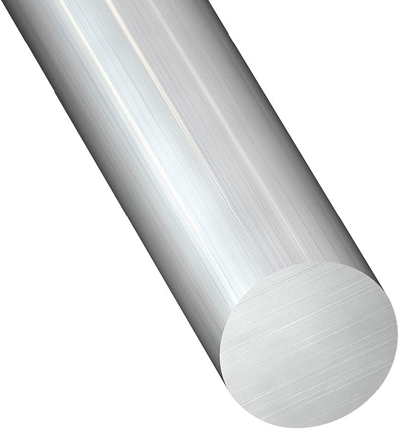 Raw Aluminium Round Ø4 1 m