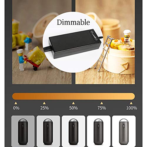 XAOBNIU Fotostudio-Kit Tragbare LED-Lichtbox Faltbare Fotostudio-Zelt-Lichtbox mit 4 Farbhintergründen (Size : 4 Light… – Bild 5