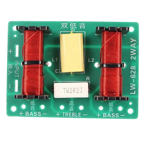 Audio Crossover Filter Distributor, 120W Good Circuit Conductivity Home Audio Speaker Frequency Divider