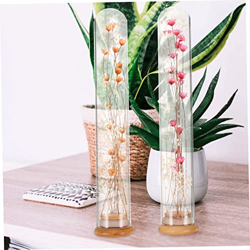 Gatuida 2pcs Bouquet de Flores Secas en Botella de Vidrio miniatura 3