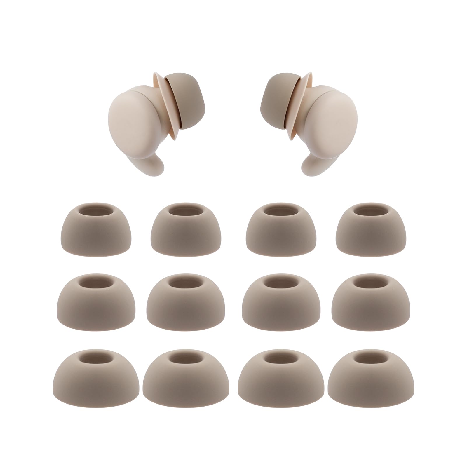 Klowcok Replacement Ear Tips for Soundcore Sleep A20 A30 Earbuds Soft Silicone Eartips 6 Pairs S M L