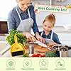 14PC Montessori Toy Safe Kitchen Knife Set for Toddler, Kids Knife Set for Real Cooking with Cutting Board, Gift for 3-12 Year Old Girl Boy Bithday Chistmas, Little Chef Cooking Tool for Kid Age 3-12 #5