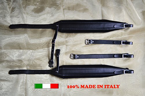 Manifattura Italiana Gurte für Akkordeon Akkordeongurte Akkordeonriemen 8 CM DELUXE 100% italienische Produktion CASTELFIDARDO