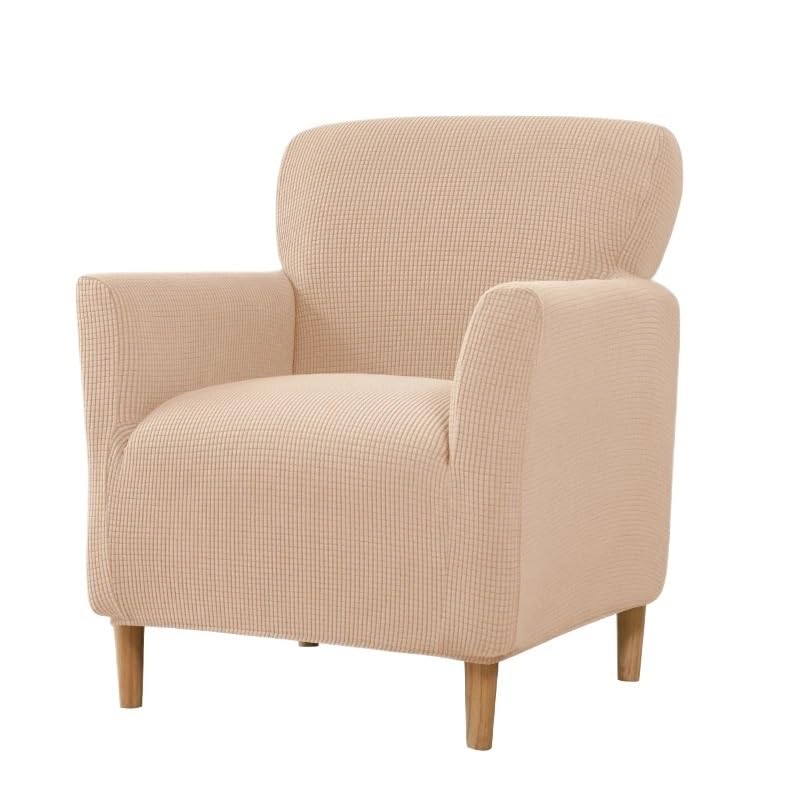 Funda de sofá elástica impermeable para sillón individual, funda elástica para sofá pequeño, perfecta para hoteles y decoración del hogar, protector de muebles duradero (A1)