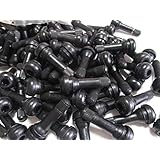 TR413 ゴム エア バルブ 100個 セット チューブレス タイヤ 交換 ムシ キャップ 付き