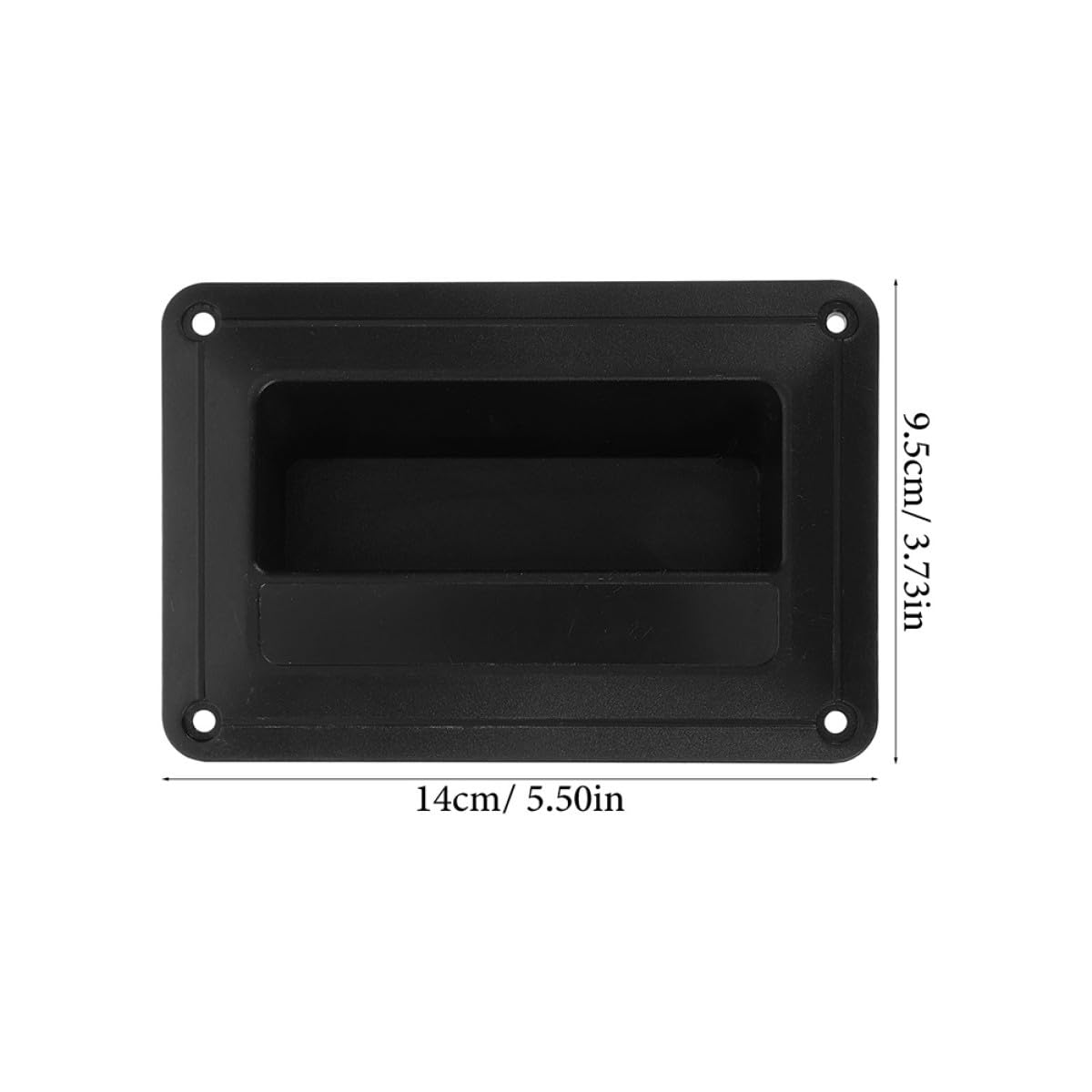 Luxshiny Maniglie Laterali Maniglia Versatile Nere 2 Pezzi in Plastica Abs per Trasporto Comodo e Sostituzione per Casse Acustiche Stage Audio