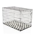 Dog Cage 48" Black With Tailored Vet Bedding by Cozy Pet Metal Tray Folding Puppy Crate Cat Carrier Dog Crate. (We do not ship to Channel Islands or IOW.)