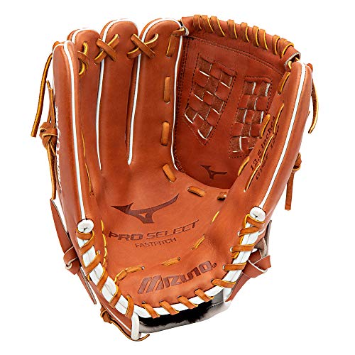 Mizuno Pro Select Fp Gpsf1250 Infield/Outfield/Pitcher Model Gloves, Brown, 12.5" #TOP2