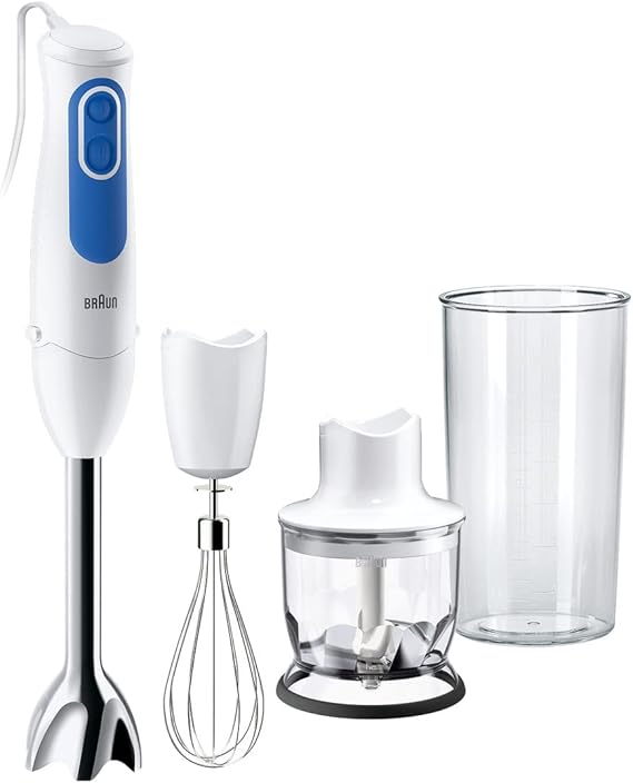 Frullatore A Immersione Braun MQ10.001PWH - Leggero, Con Bicchiere 600ml, 5 Anni Garanzia - Foto 5