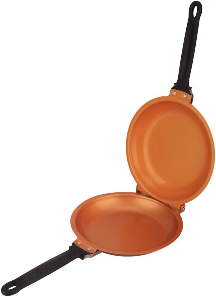 Pancake Copper Pans 8" Non-Stick Flip Pancake Copper Pan